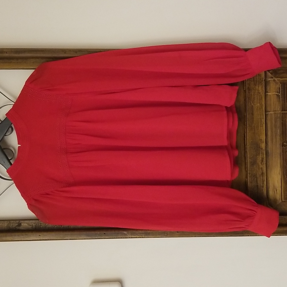 GAP red blouse. Size XS